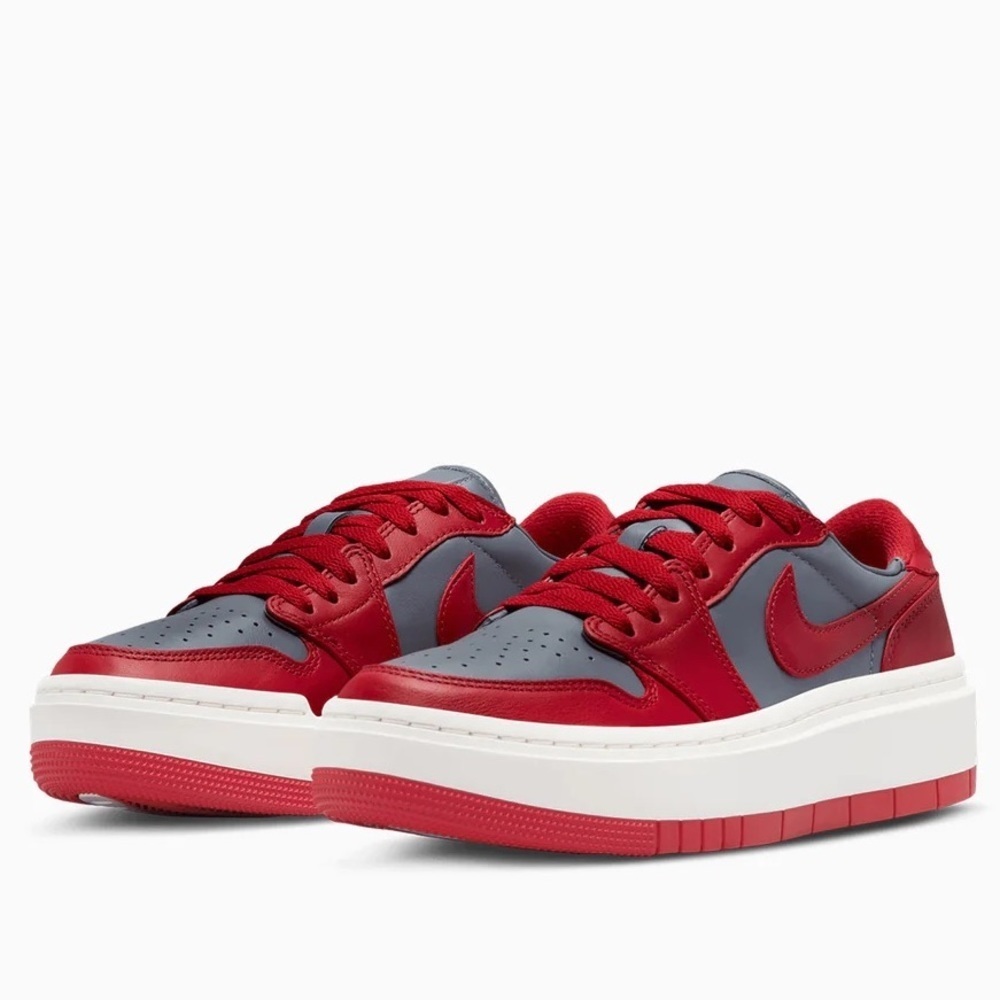 NWT Nike Air Jordan Elevate Platform Women’s Sneakers - Varsity Red / Dark Grey